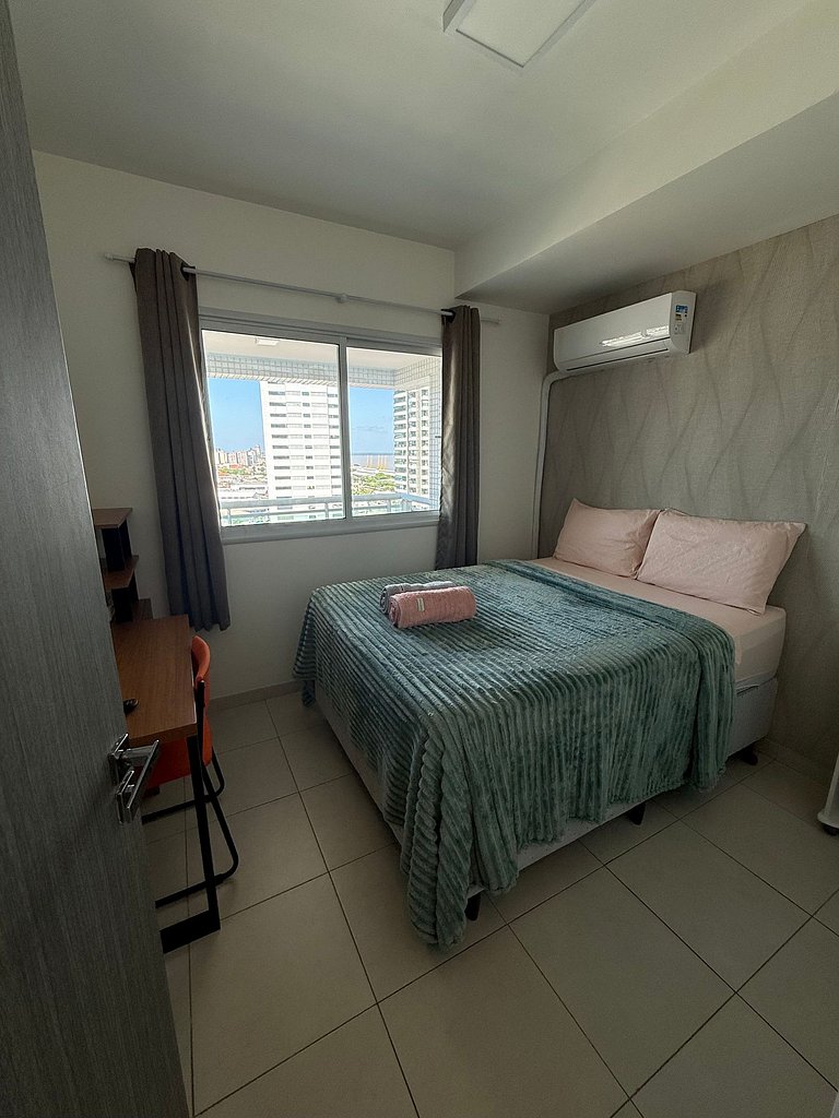 apê mandarim belém, 11º andar-wifi-garagem-piscina