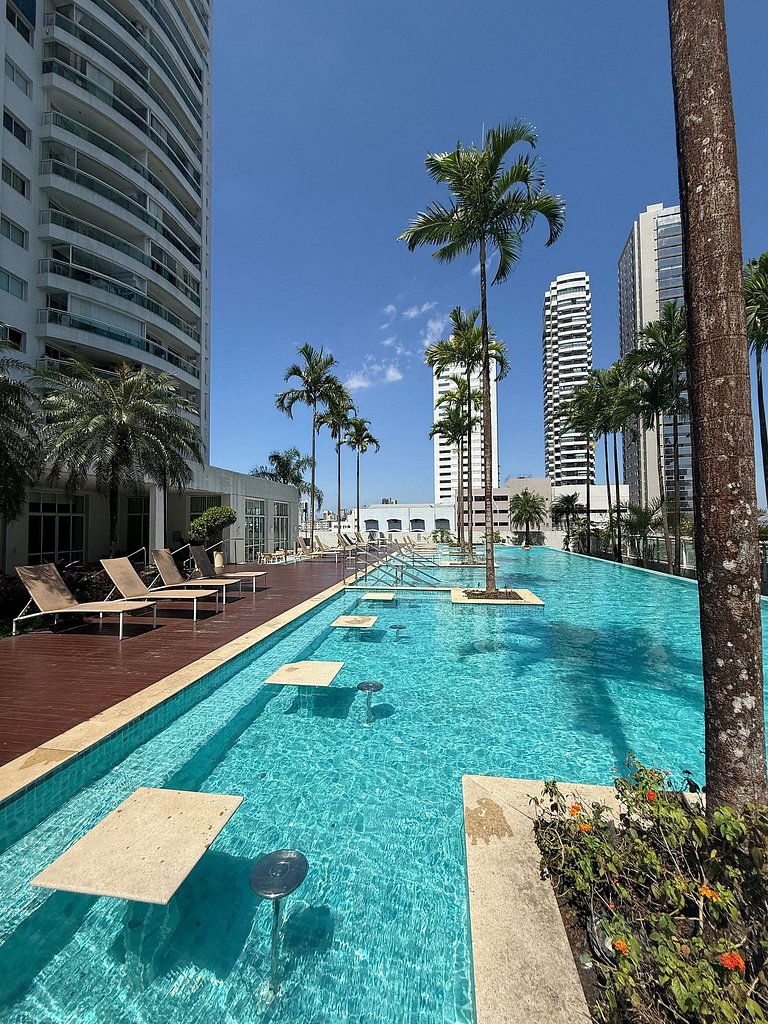 apê mandarim belém, 11º andar-wifi-garagem-piscina