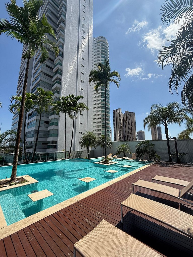 apê mandarim belém, 11º andar-wifi-garagem-piscina