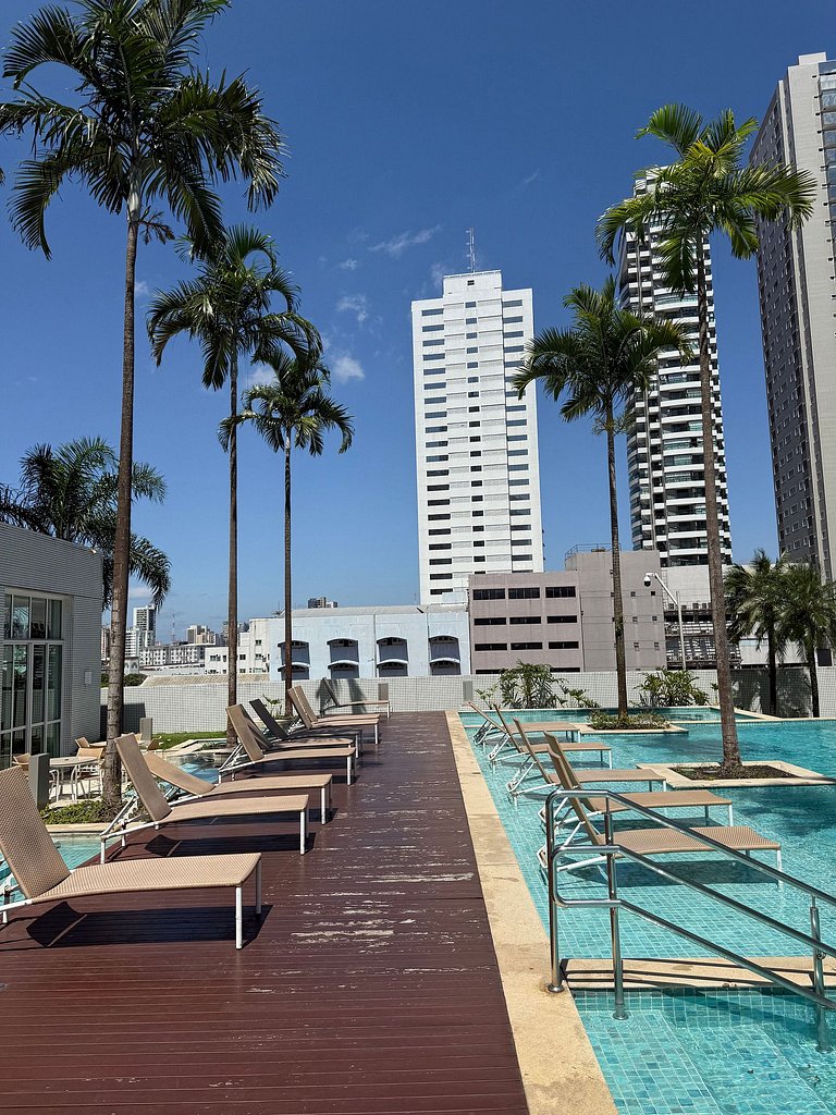 apê mandarim belém, 11º andar-wifi-garagem-piscina