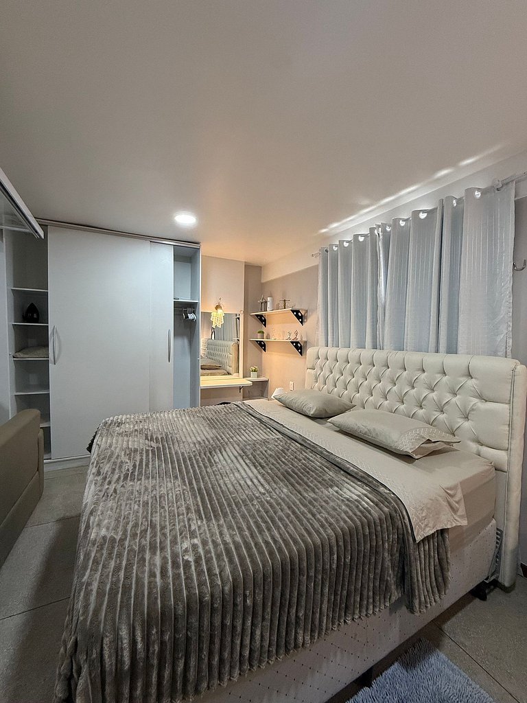 STUDIO 201 | WIFI 600MB | RESIDENCIAL JC, um lugar para fica